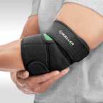 Mueller Green Adjustable Elbow Support, Unisex, OSFM - Black