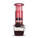 AeroPress Coffee Maker - Clear - Red